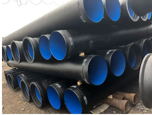 Self-anchored joint ductile iron pipe